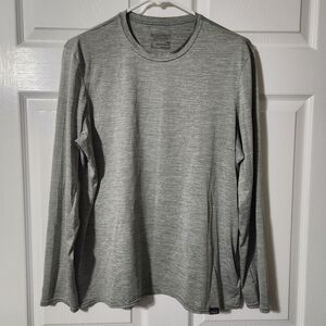Patagonia Capilene Daily Base Layer Men's Long Sleeve Shirt, Gray, M